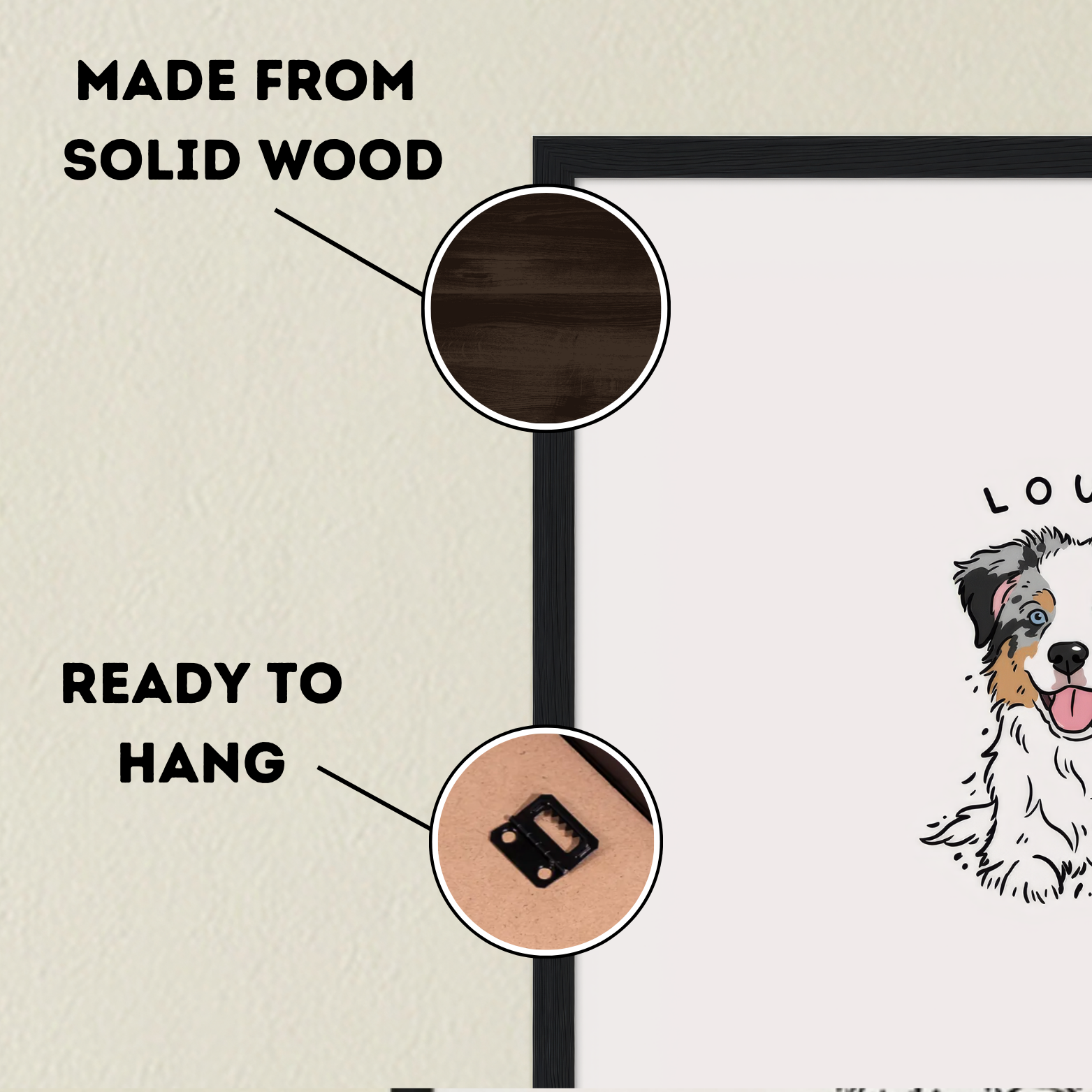 Personalised Dog Doodle Print