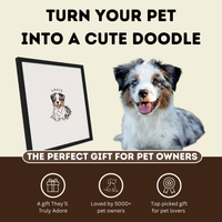 Personalised Dog Doodle Print